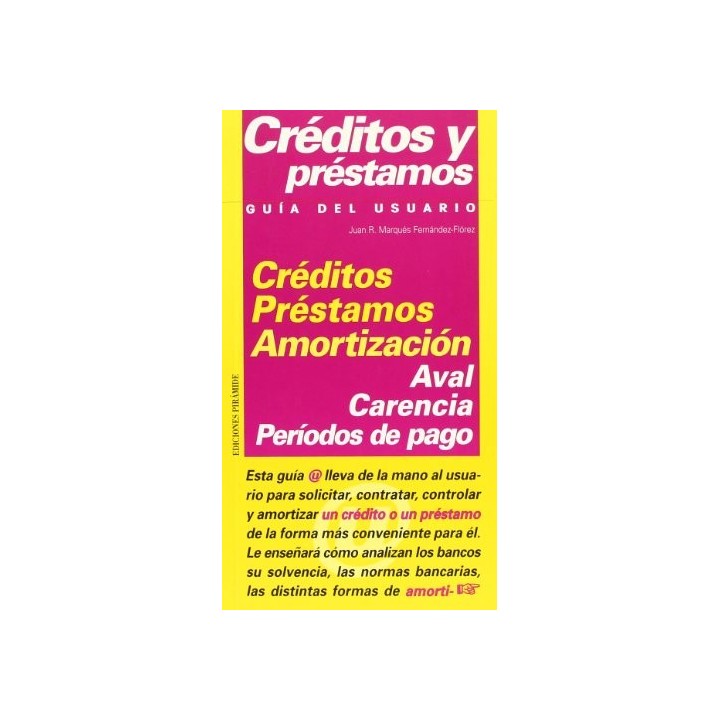 Créditos y préstamos. Guia del usuario
